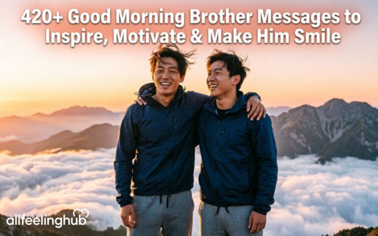 420+ Good Morning Brother Messages to Inspire, Motivate & Make Him Smile