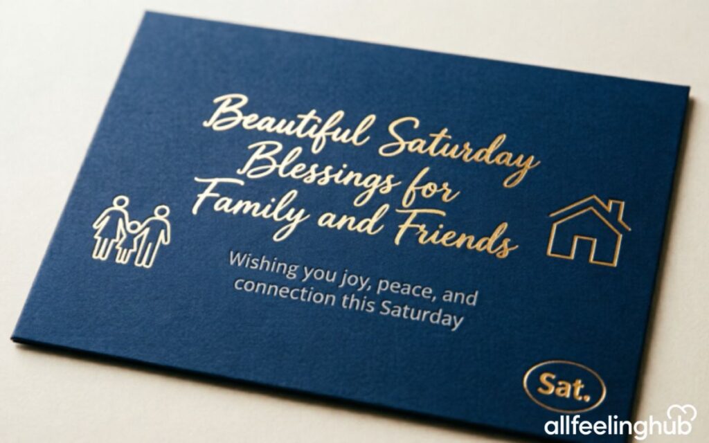 Beautiful Saturday Blessings for Family and Friends