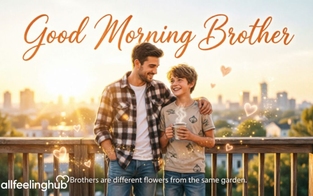 Celebrating Sibling Bond with Good Morning Brother