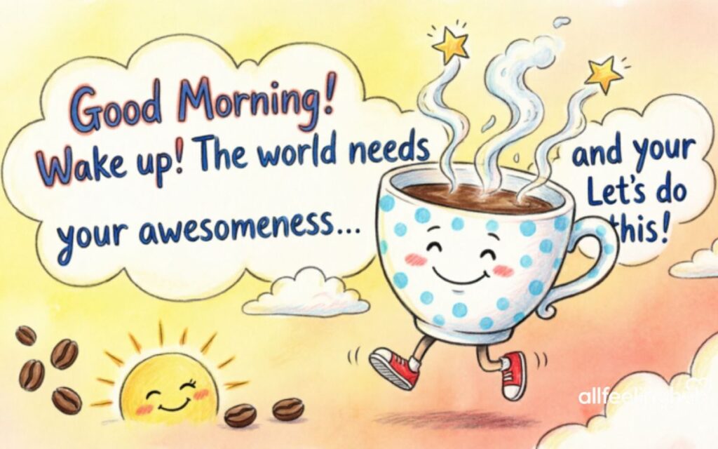 Funny and Lighthearted Good Morning Messages
