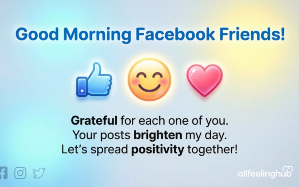 Good Morning Messages for Facebook Friends