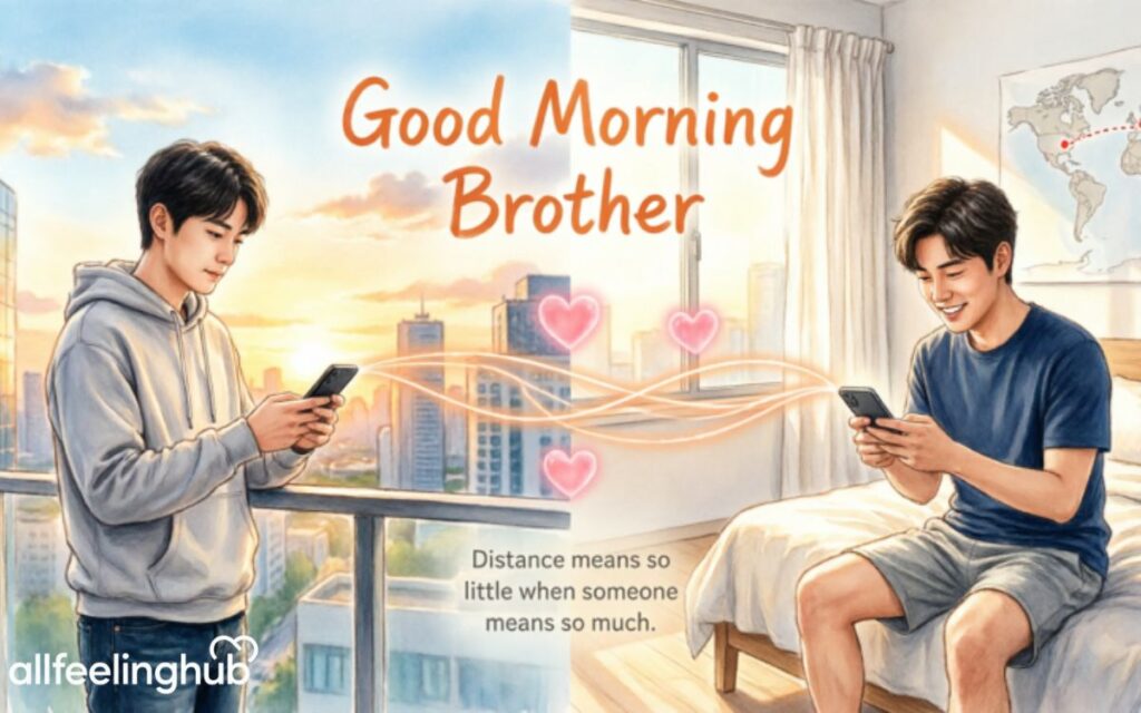 Good Morning Messages for Long-Distance Brothers