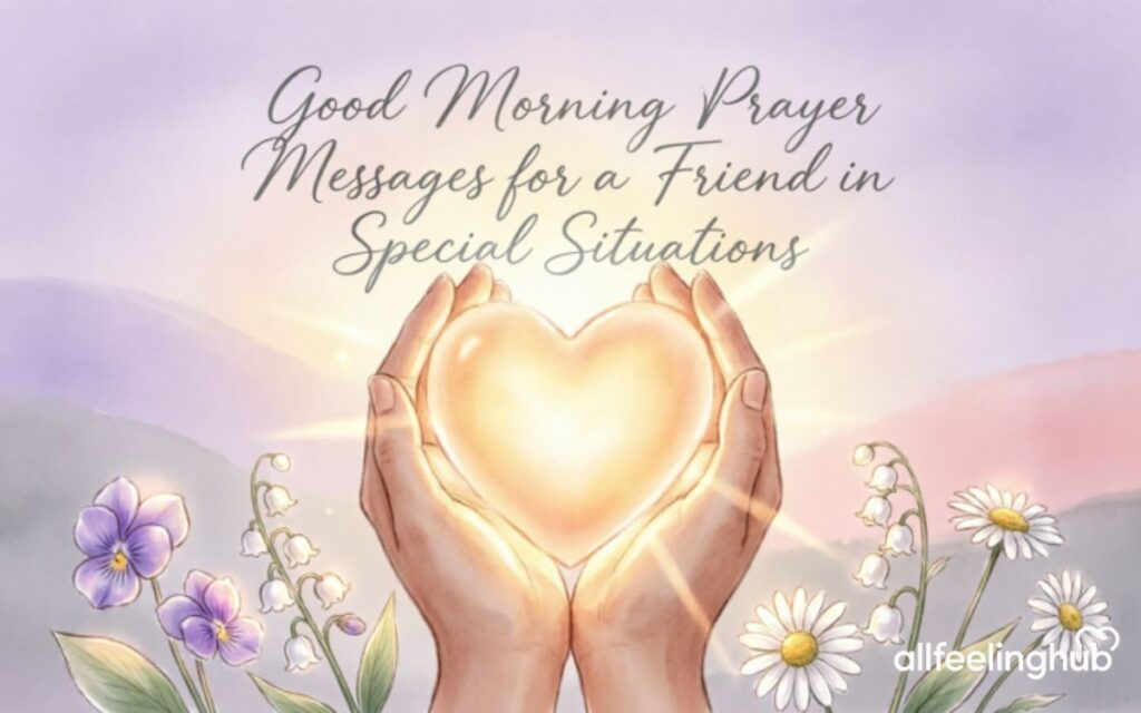 Good Morning Prayer Messages for a Friend in Special Situations