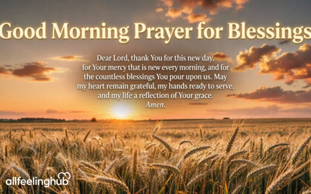 Good Morning Prayer for Blessings
