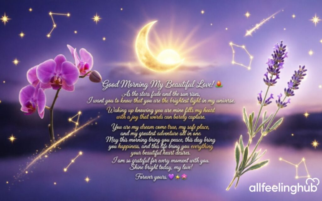 Long Good Morning Message for My Love to Make Her Smile