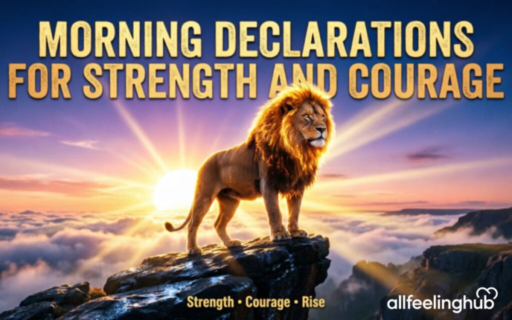 Morning Declarations for Strength and Courage