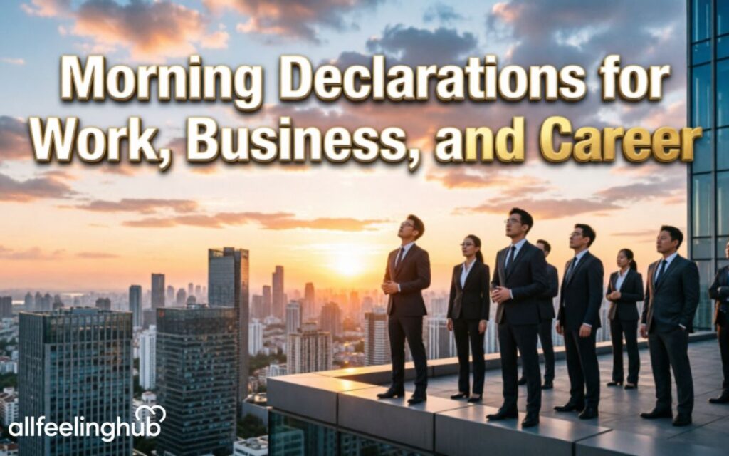 Morning Declarations for Work, Business, and Career