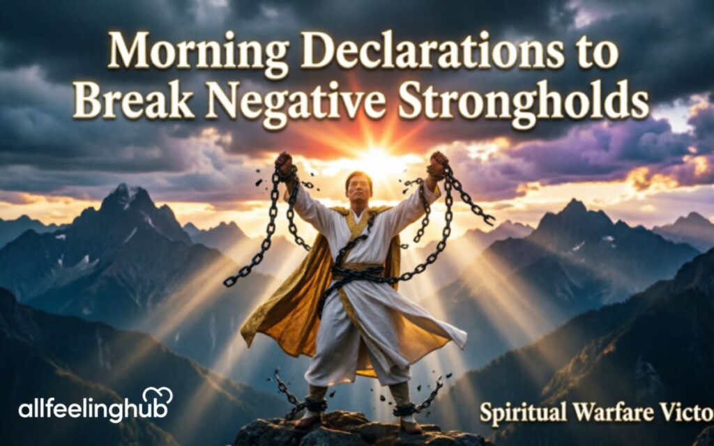 Morning Declarations to Break Negative Strongholds