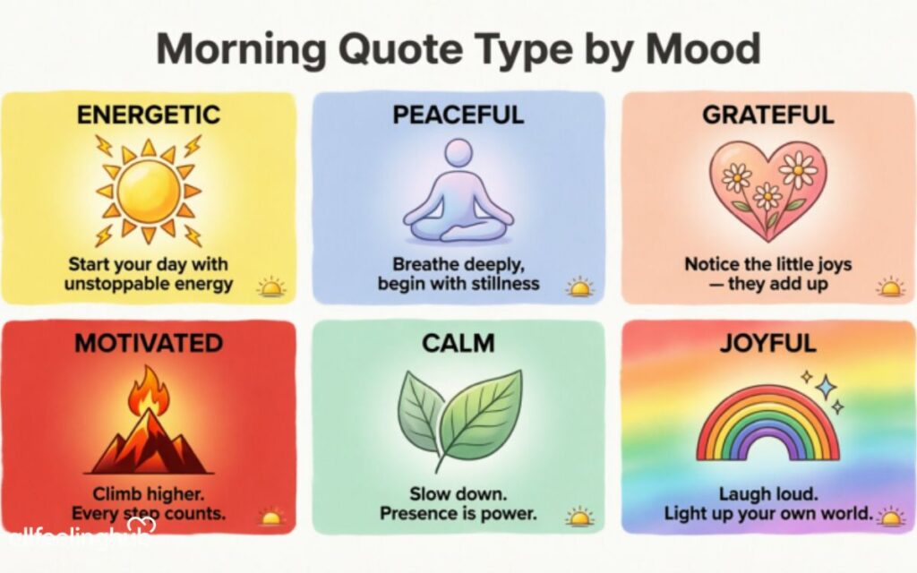 Morning Quote Type by Mood