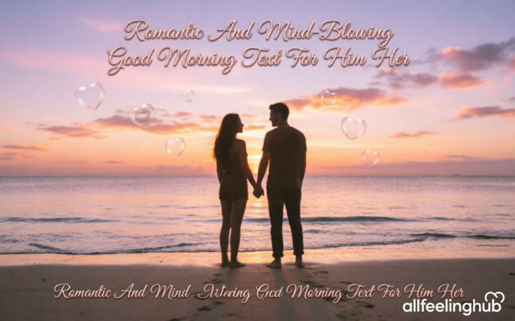 Romantic And Mind-Blowing Good Morning Text For Him / Her