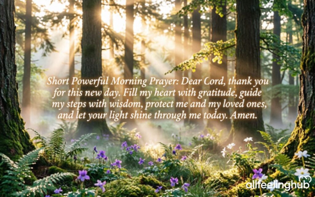 Short Powerful Morning Prayer