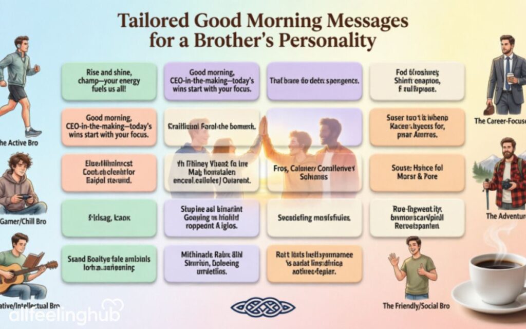 Tailored Good Morning Messages for a Brother's Personality