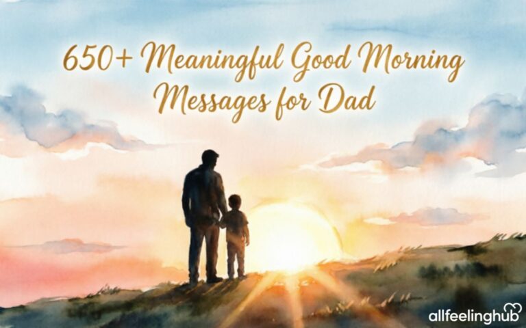 650+ Meaningful Good Morning Messages for Dad