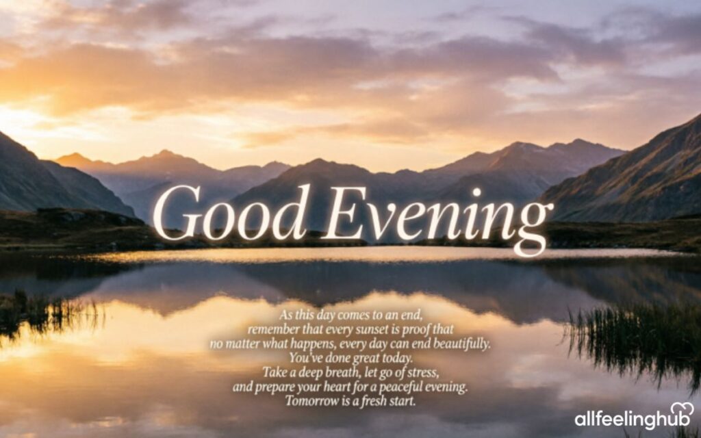 Deep Long Good Evening Messages for Her (Emotional)