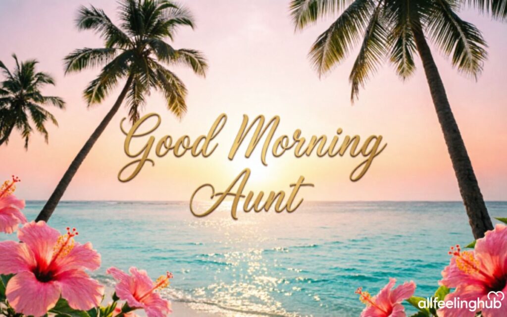 Emotional Good Morning Messages That Express Gratitude to Your Aunt