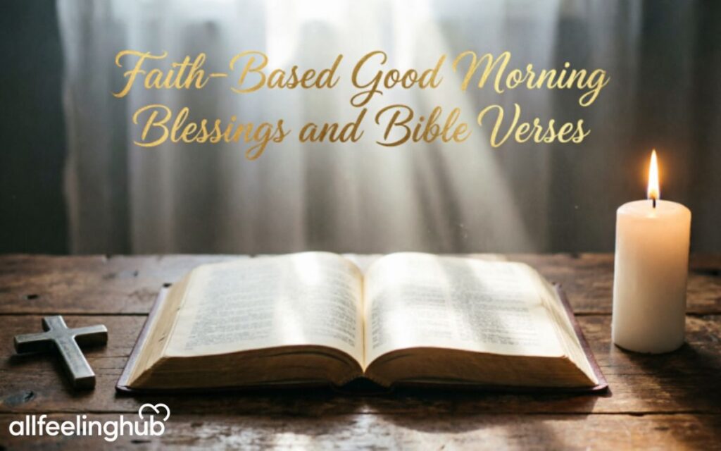 Faith-Based Good Morning Blessings and Bible Verses