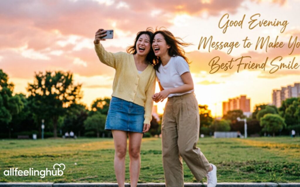 Good Evening Message to Make Your Best Friend Smile