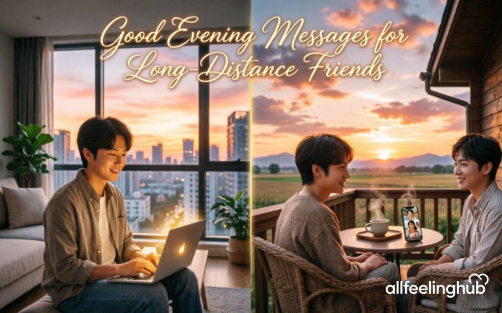Good Evening Messages for Long-Distance Friends