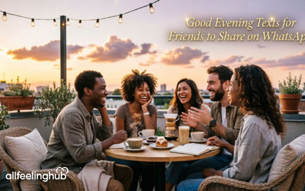 Good Evening Texts for Friends to Share on WhatsApp