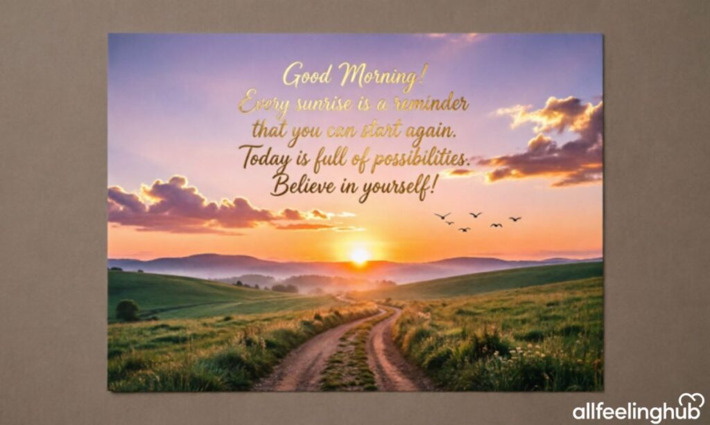 Good Morning Letters to Brighten Their Day