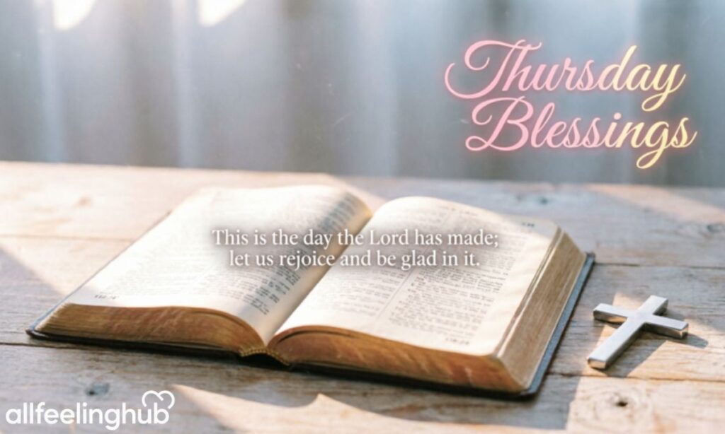 Good Morning Thursday Blessings Bible Verses