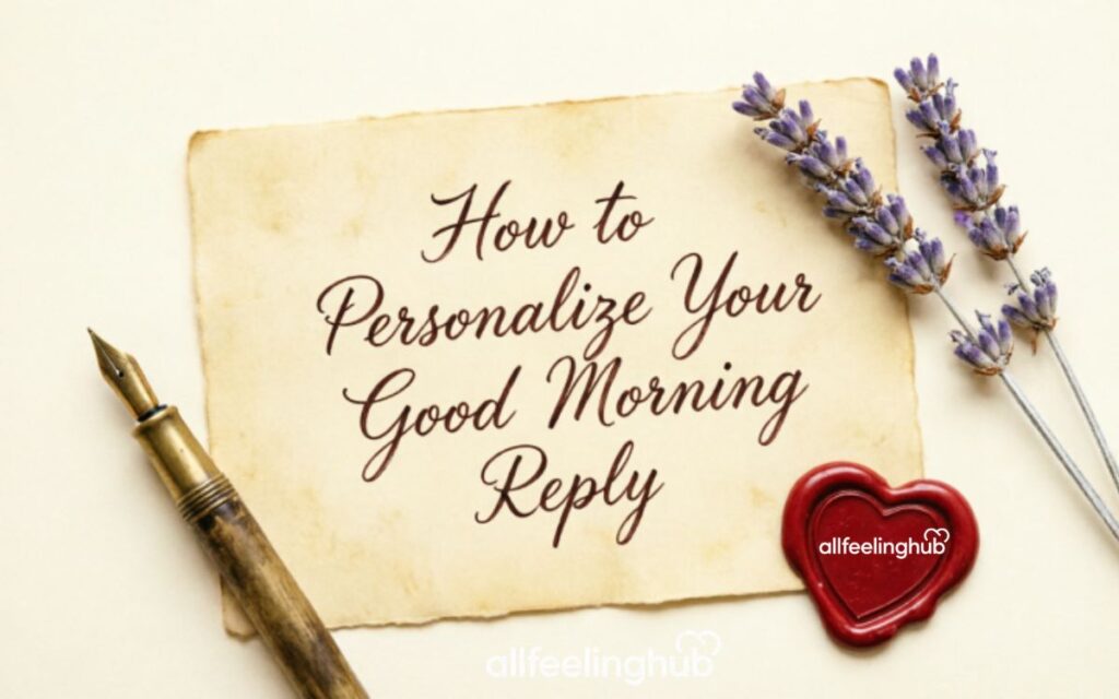 How to Personalize Your Good Morning Reply