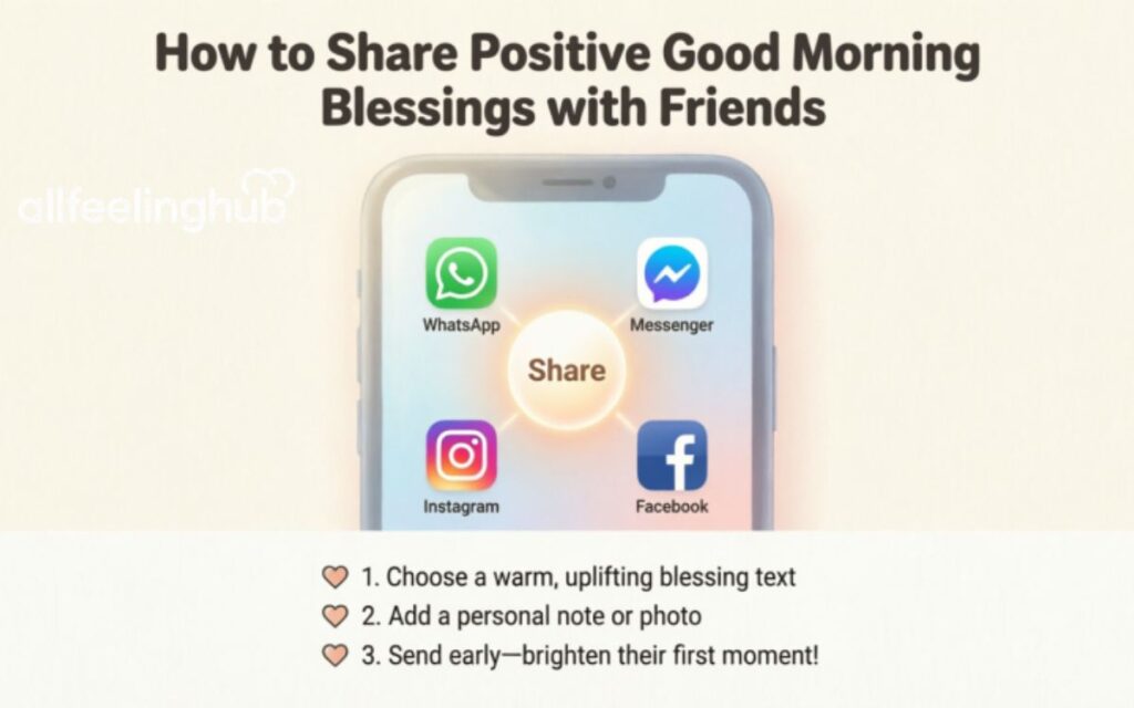 How to Share Positive Good Morning Blessings with Friends