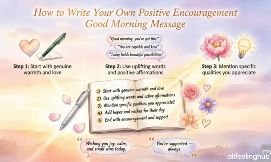How to Write Your Own Positive Encouragement Good Morning Message