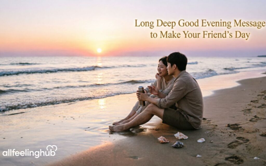 Long Deep Good Evening Message to Make Your Friend's Day