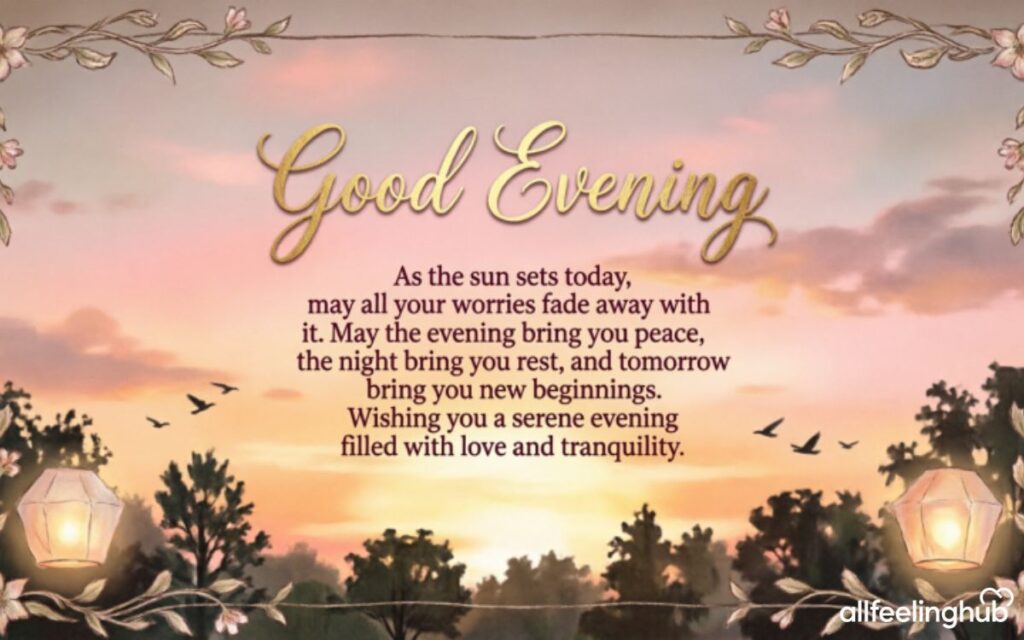 Long Good Evening Messages to Make Her Cry (Happy Tears)