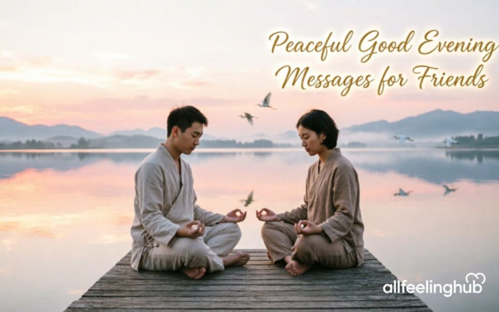 Peaceful Good Evening Messages for Friends