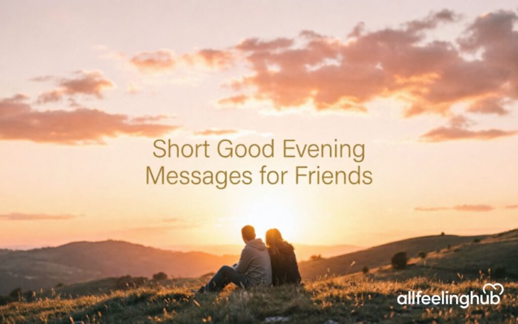 Short Good Evening Messages for Friends