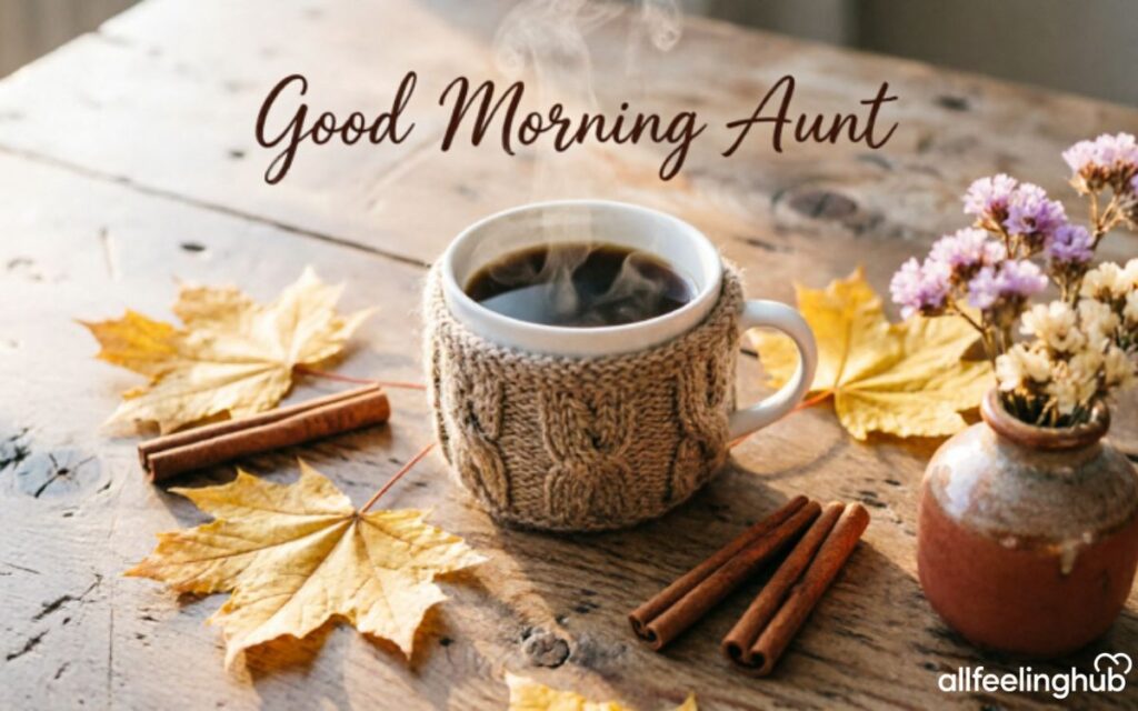 Short Good Morning Aunt Messages for Daily Text