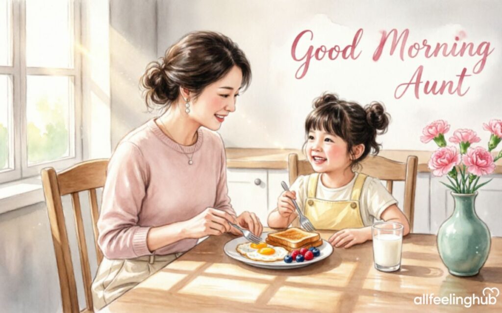 Special Good Morning Messages for Elder Aunt