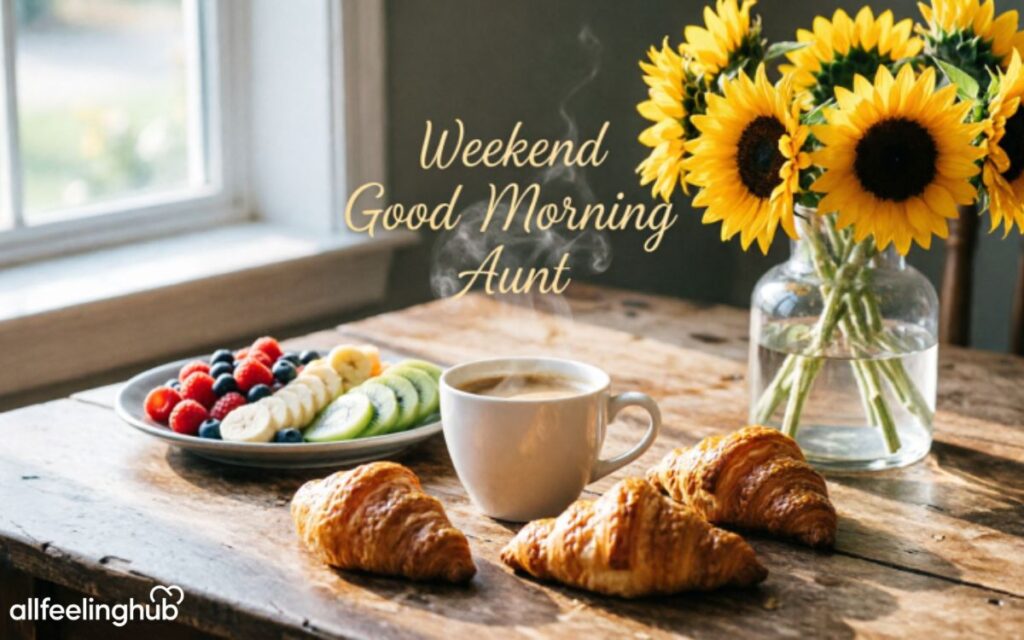 Weekend Good Morning Wishes for Aunt