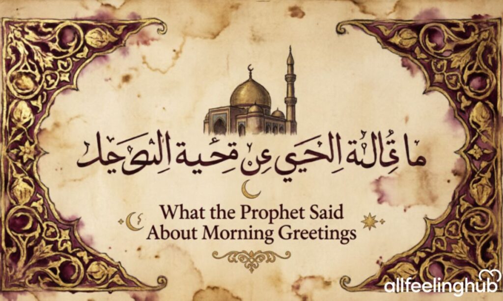 What the Prophet ﷺ Said About Morning Greetings