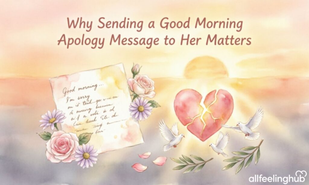 Why Sending a Good Morning Apology Message to Her Matters