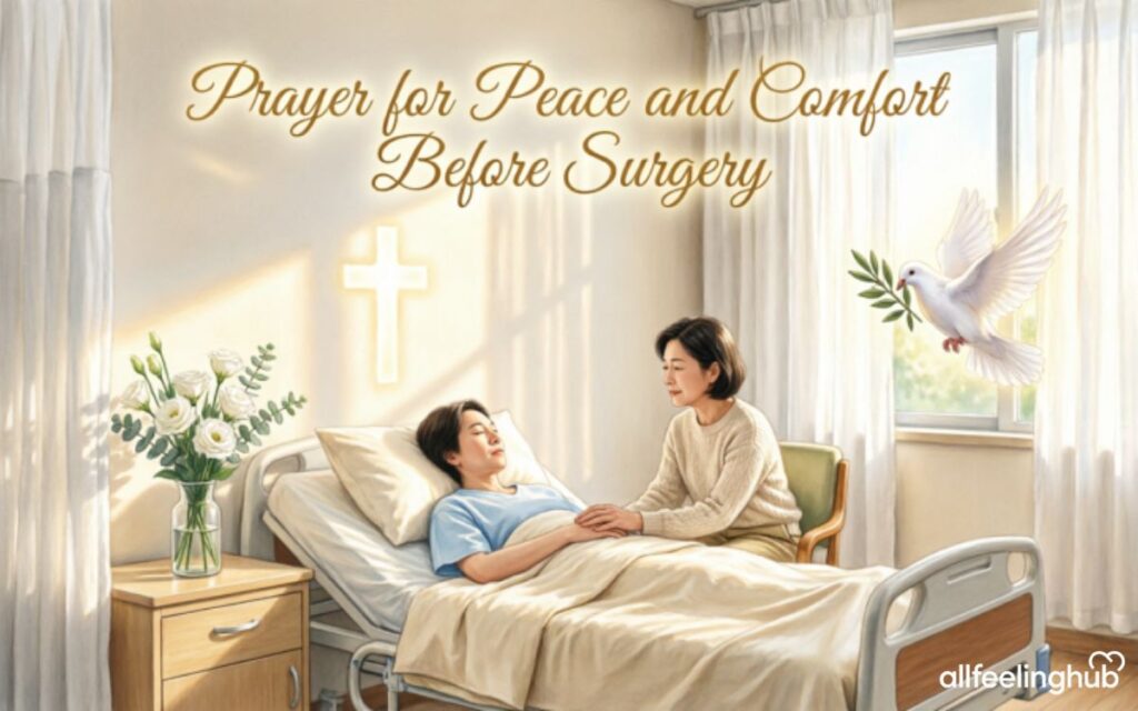 Prayer for Peace and Comfort Before Surgery
