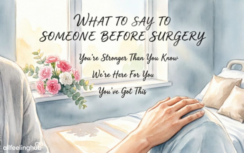 What to Say to Someone Before Surgery