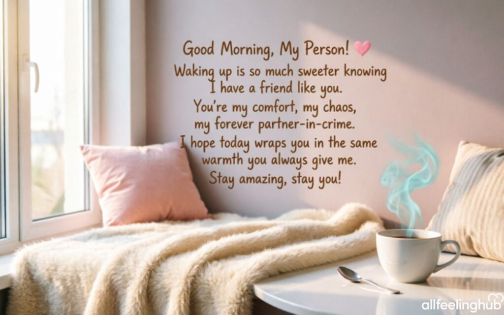 Aesthetic Good Morning Paragraphs for Your Best Friend