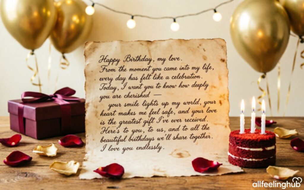 Birthday Love Paragraphs for Your Boyfriend