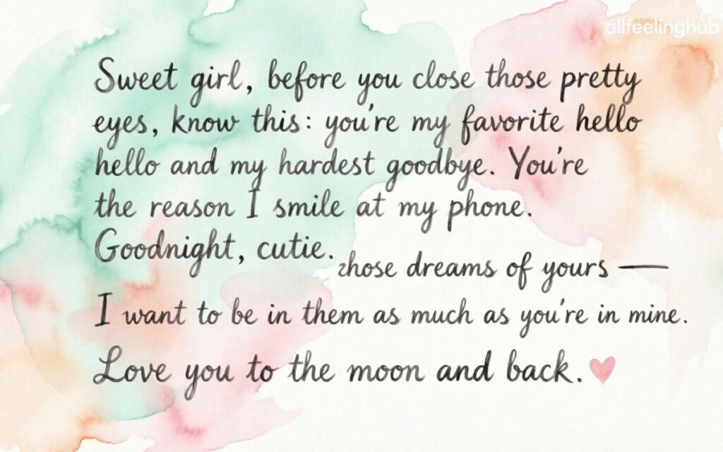 Goodnight Paragraphs About Your Future Together