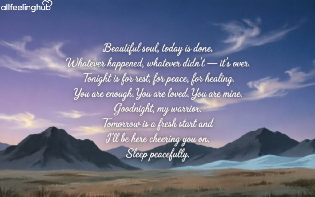 Goodnight Paragraphs for Your Wife