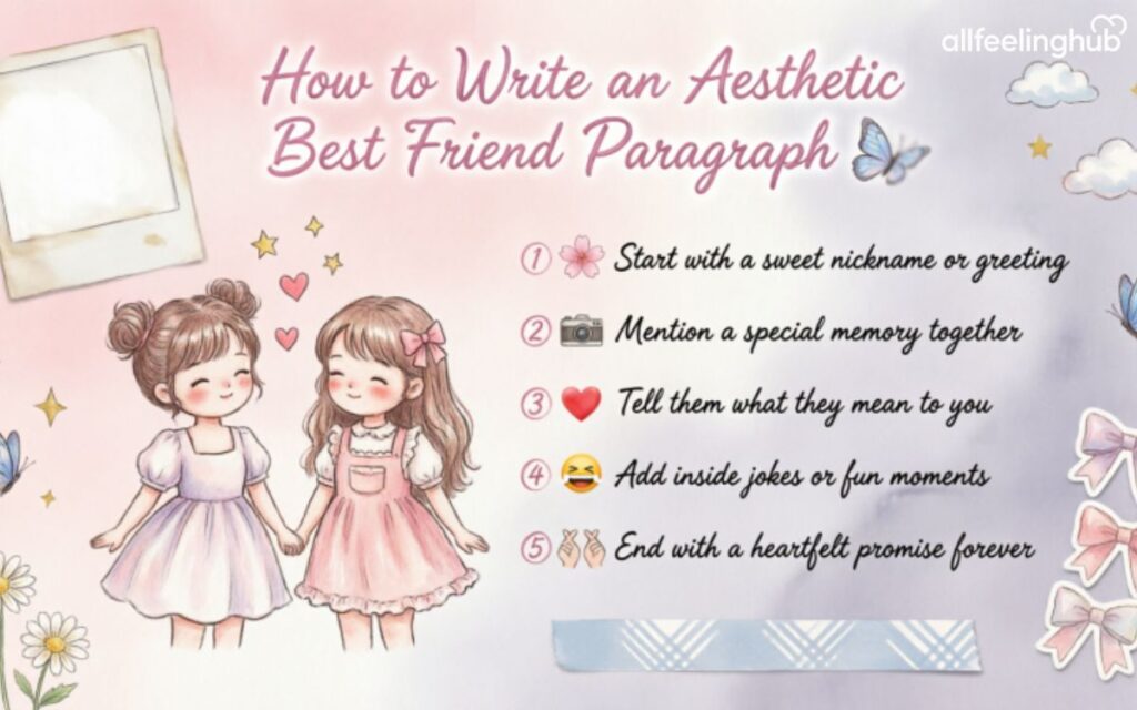 How to Write an Aesthetic Best Friend Paragraph ✍️