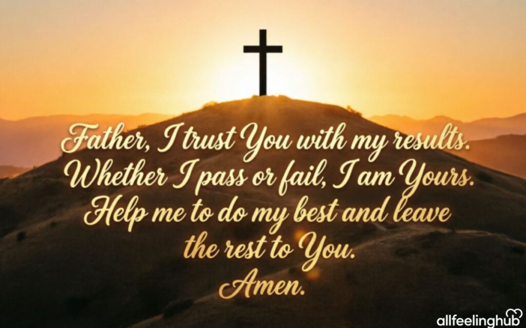 Prayer for Strength During Exam Preparation