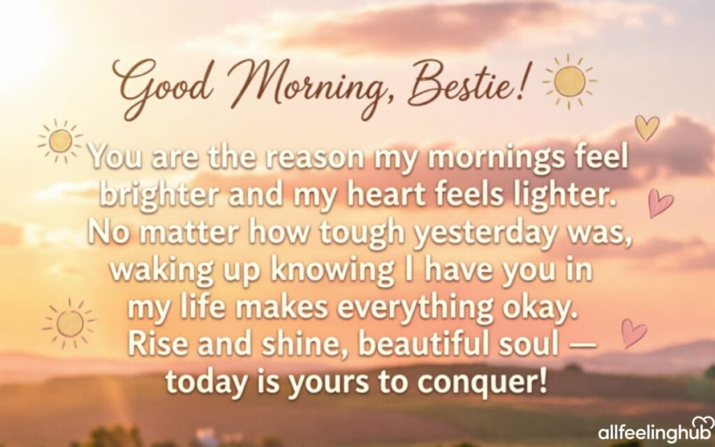 Sweet Good Morning Paragraphs for Your Best Friend