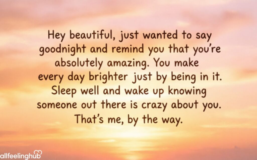 Sweet Goodnight Paragraphs for Her to Copy and Paste