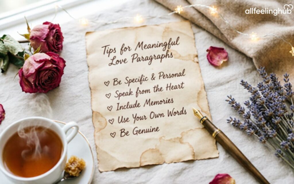 Tips for Making Your Love Paragraph More Meaningful